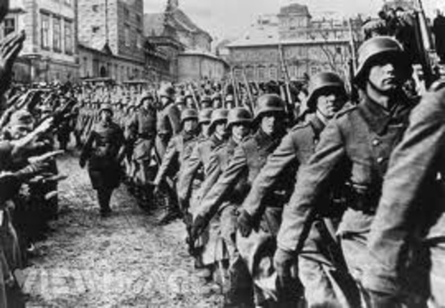 Hitler invaded Czechoslovakia