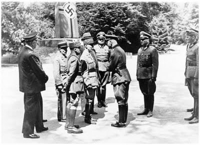 France surrenders to Germany