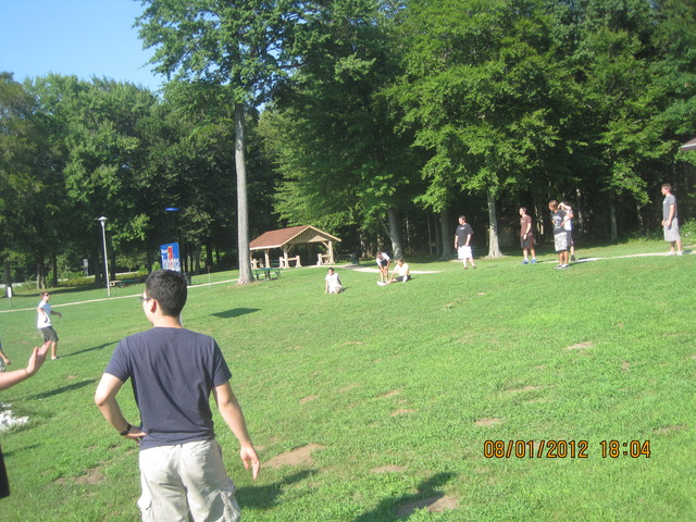 Catching the Frisbee