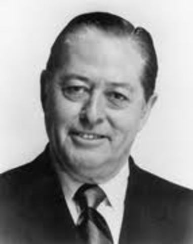 United States Senator Dennis Chávez died