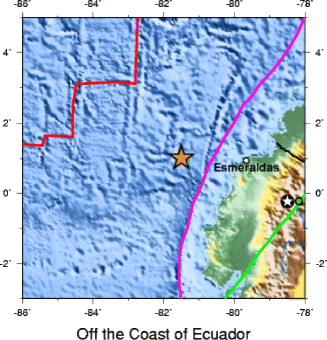 Off the Coast of Ecuador