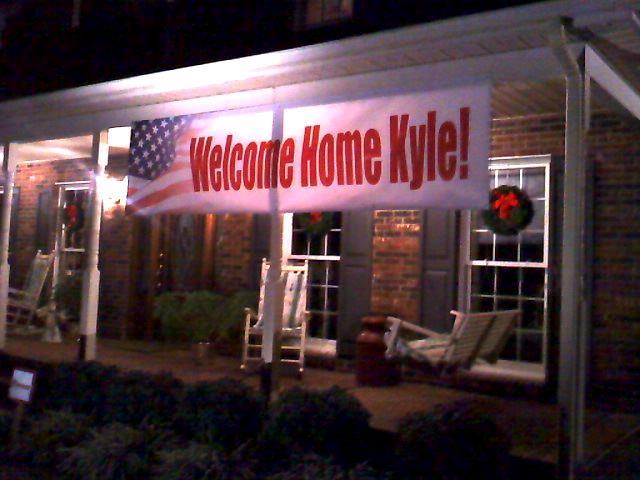Welcome Home Kyle!