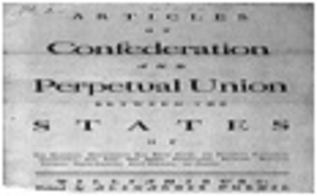 Articles of confederation