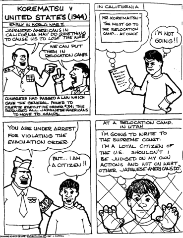 Korematsu vs. United States.