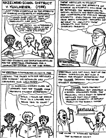 Hazelwood vs. Kuhlmeier.