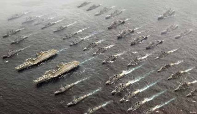 Kennedy creates naval blockade of Cuba