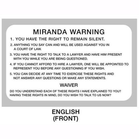 Miranda v. Arizona