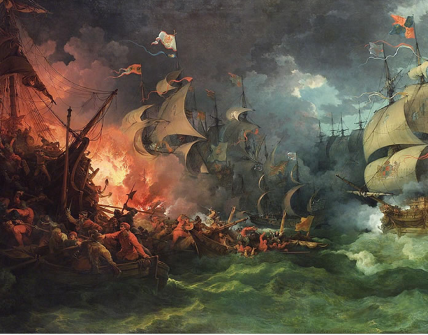 Defeat of Spanish Armada