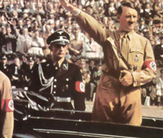 Adolf Hitler is leader of Nazi Party