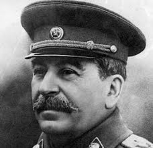 Josef Stalin sole dictator of the Soviet Union (USSR)