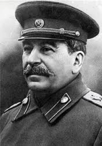 Josef Stalin sole dictator of the Soviet Union (USSR)
