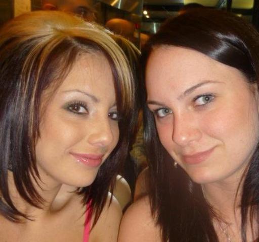 Met one of my best friends, Kara.  We are like sisters. This is a photo of us celebrating my 21st birthday in Chicago.