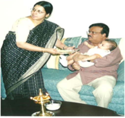 My first meal of rice