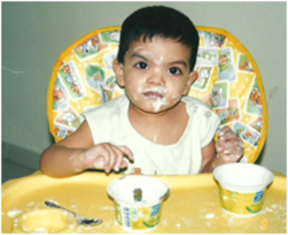 I loved eating yoghurt