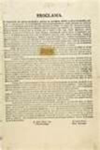La proclama del 1763