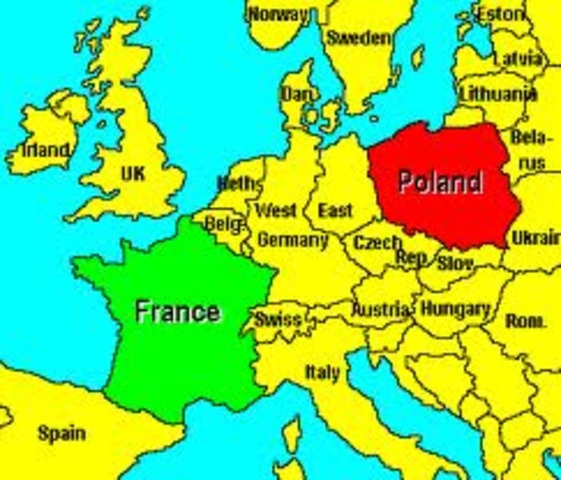 Annexed part of Poland and broke relations with France
