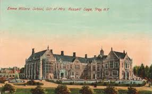 she graduates from the emma willards troy female seminary