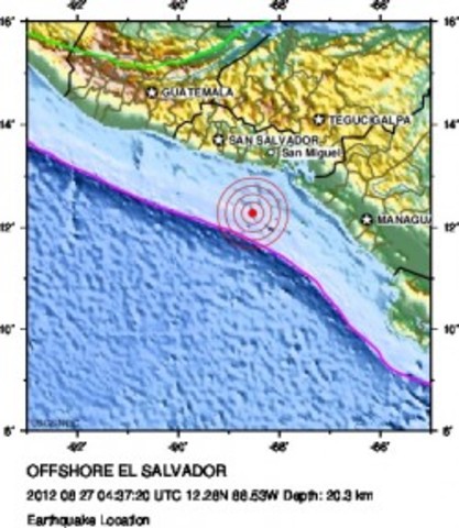 Honduras Pacific Coast shaken by 7.3 Earthquake