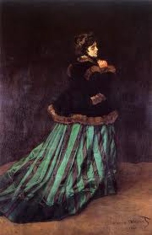 La Femme a la robe verte (the woman in green)