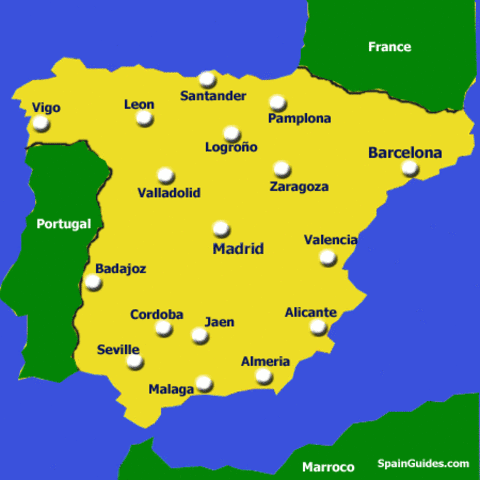 Spain accepts independence of Portugul