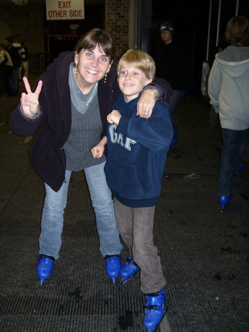 First time ice skating!