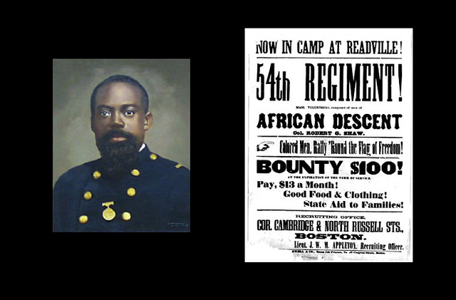 An act was passed authorizing balcks to enlist in the army