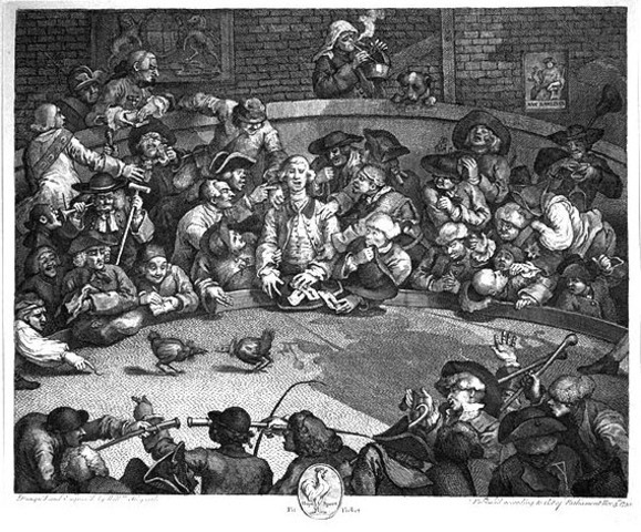 William Hogarth Paints The Cockpit