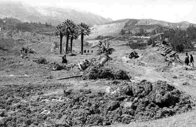 Peru  Yungay  magnitud 7.8  80.000 muertos  20.000 desaparecidos,