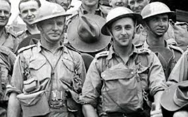 australians take sananansa ending the japanese accupation