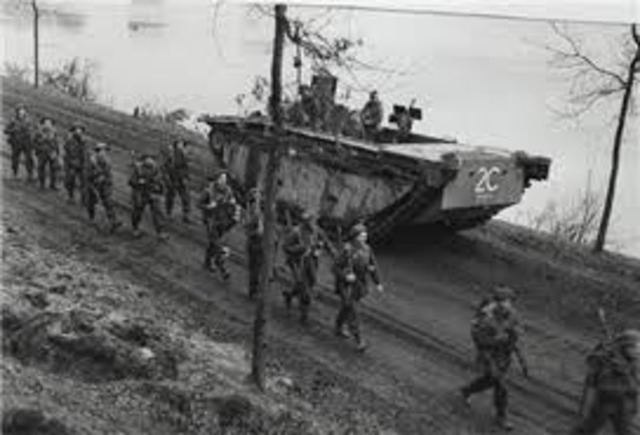 1936 Hitler sends troops into Rhineland of Germany in violation of the Versailles Treaty