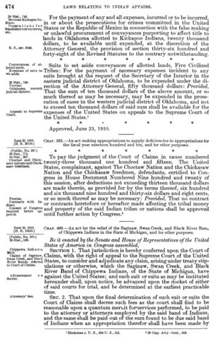 Sundry Civil Appropriations Act