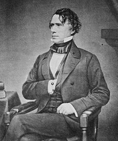 Franklin Pierce elected president