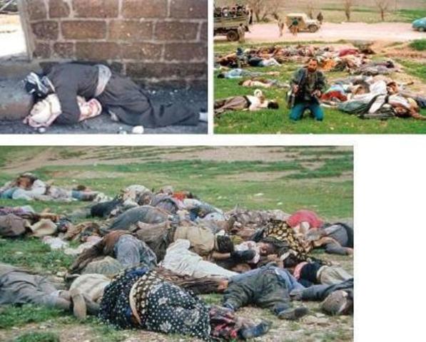 Chemical weapons used against Kurdish town of Halabja