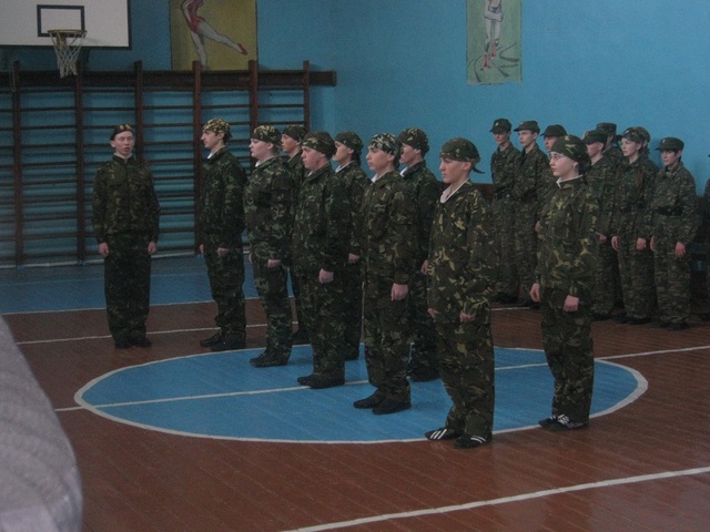 Конкурс смотра строя и патриотической песни