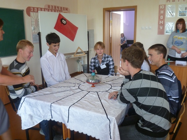 Событием августа 2012 года стало участие наших ребят в работе Международной каникулярной школы для одарённых детей. Команда девятиклассников заняла 1 место в интеллектуальной игре «Что? Где? Когда?».