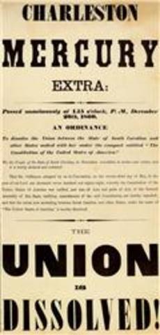 The South creates a government