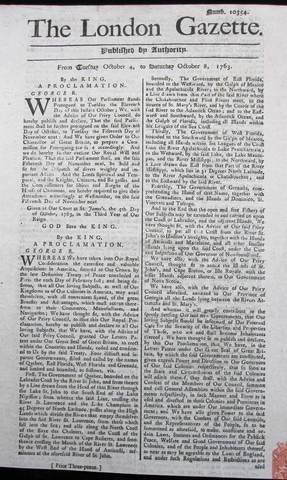 Proclamation of 1763
