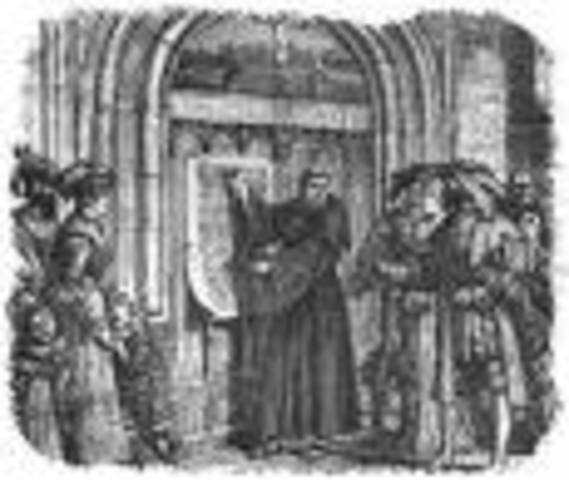The Posting of The 95 Theses
