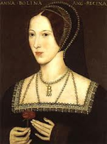 King Henry VIII divorces Catherine and marries Anne Boleyn