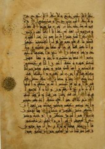 Muhammad signed treaty with Meccans