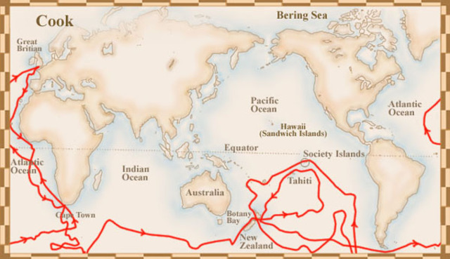 Captain cooks second expedition started