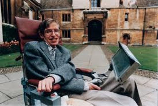 Hawking at Oxford University