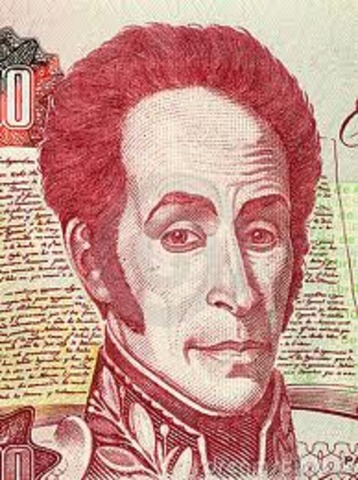 Bolivar had led his men to fight for their indepenance