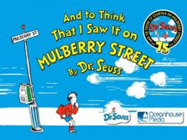 Can you believe that he saw it on Mulberry street?