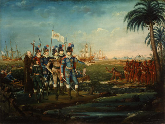 Columbus Discovers the "New World"