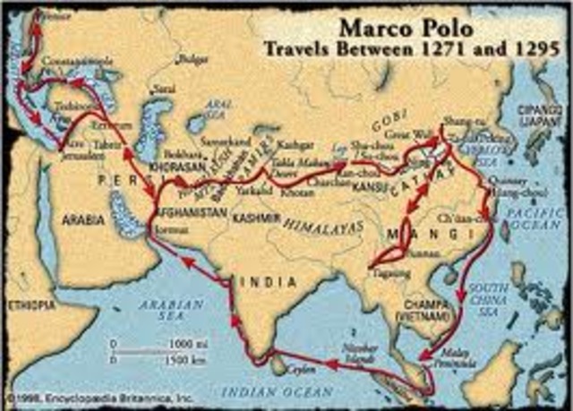 Marco Polo Travels Across Europe and Asia