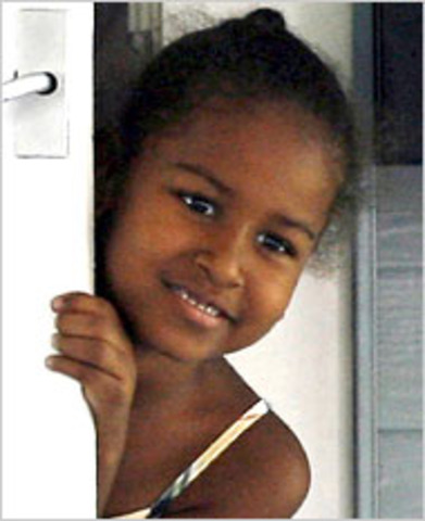 Another member born Sasha Obama