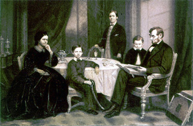 Lincoln's family starts