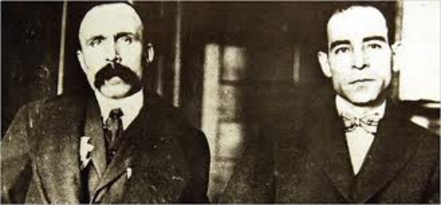 Saco & Vanzetti are executed
