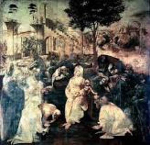 Leonardo begins work on The Adoration of the Magi